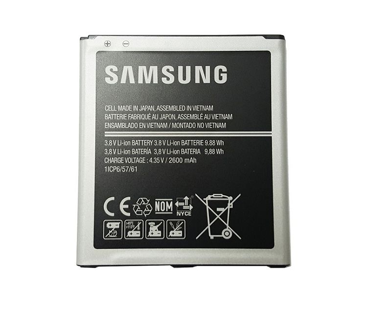Pin Samsung: Một trong những nguyên nhân gây lỗi nguồn điện thoại.